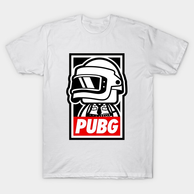 PUBG OBEY T-Shirt by chibifyproject